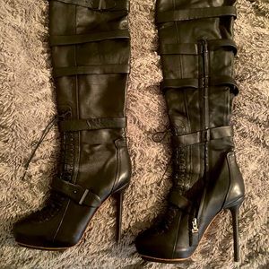 L.A.M.B  Over the Knee High Boots
